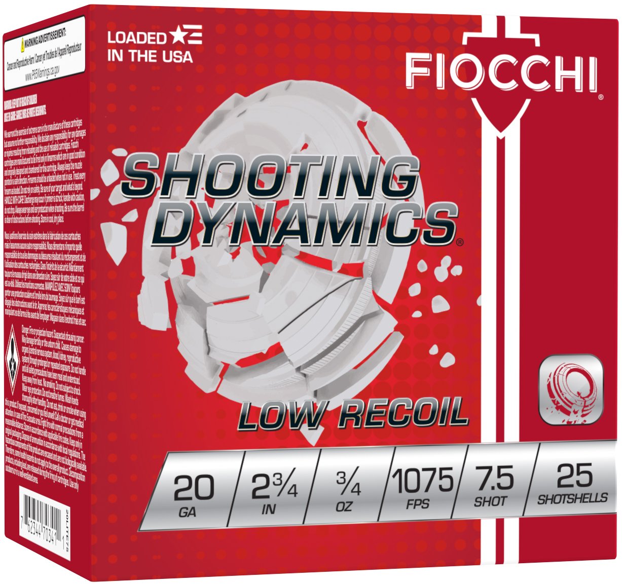 Fiocchi 20 Gauge – 25rd